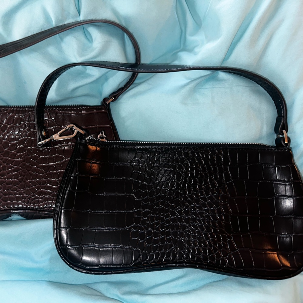 Crocodile purses - two together for $10🖤🤎